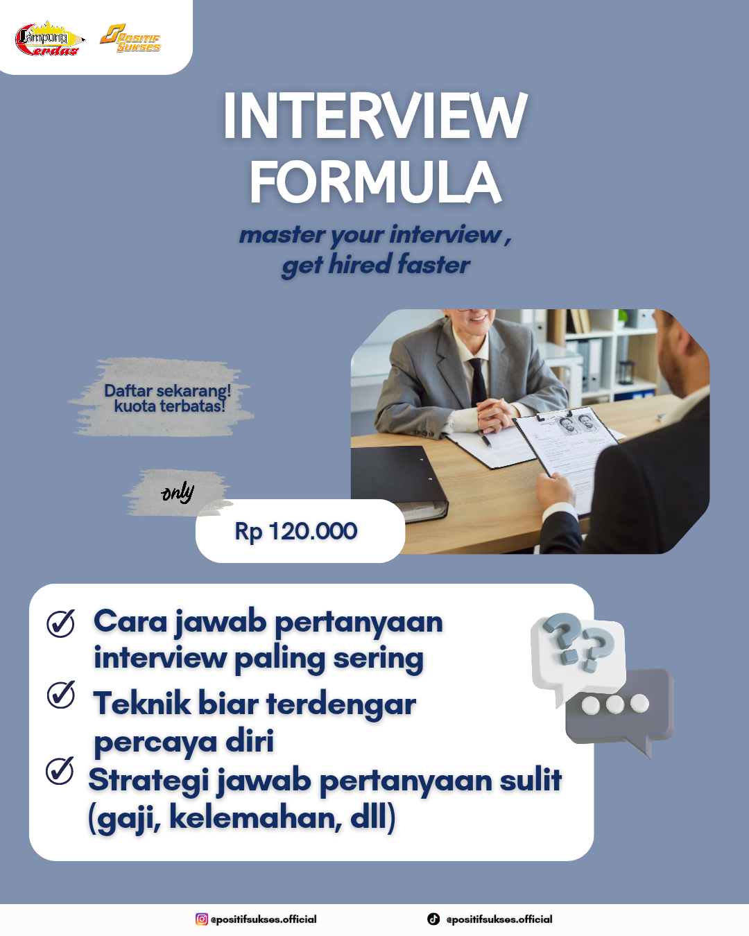Interview Formula Poster